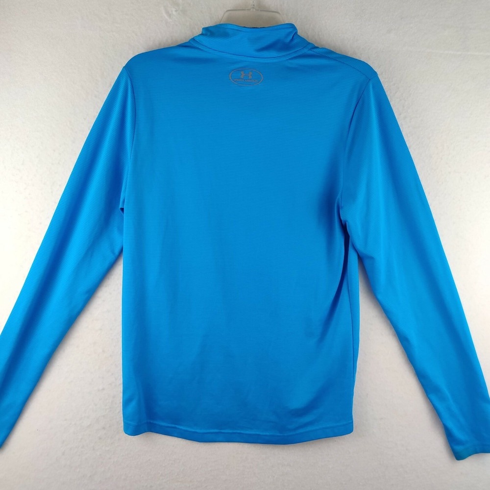 Under Armour Run 1/4 Zip Small Lightweight Pullover Sweater Blue Size S - Picture 4 of 7